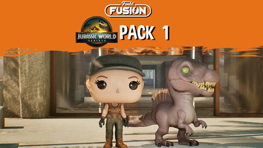 Funko Fusion - Jurassic World Rebirth Pack 1 - Zora Bennett and Spinosaurus