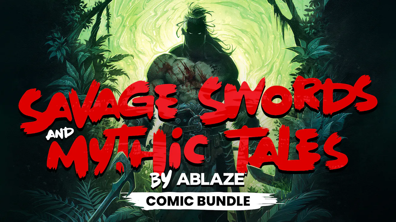 Product cover for Savage Swords & Mythic Tales by Ablaze Comic bundle
