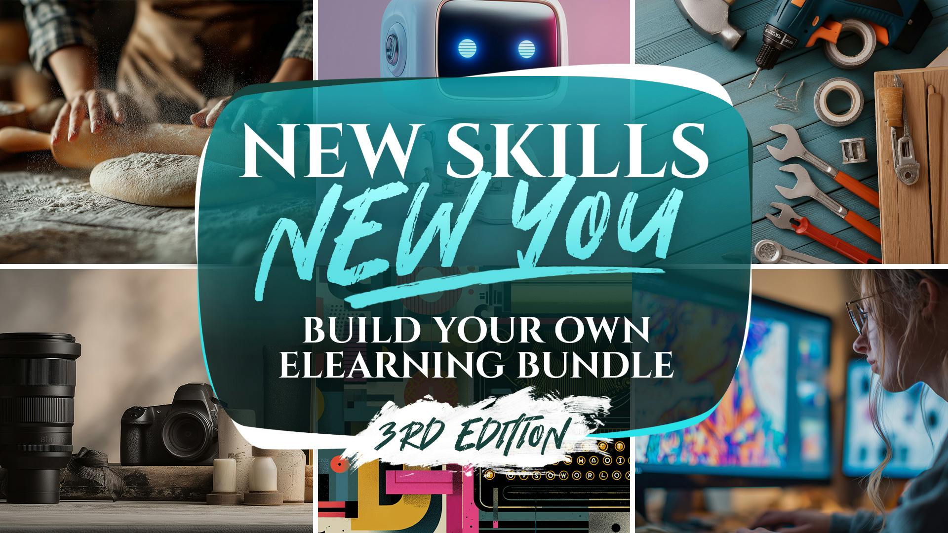 Build You Elearning New Skills New You Build your own eLearning Bundle 3rd Edition | Fanatical