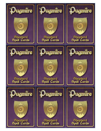 Pugmire Card Set Three (Shepherd Spell Cards)