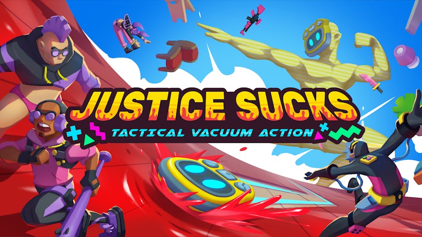 Product cover for JUSTICE SUCKS: Tactical Vacuum Action