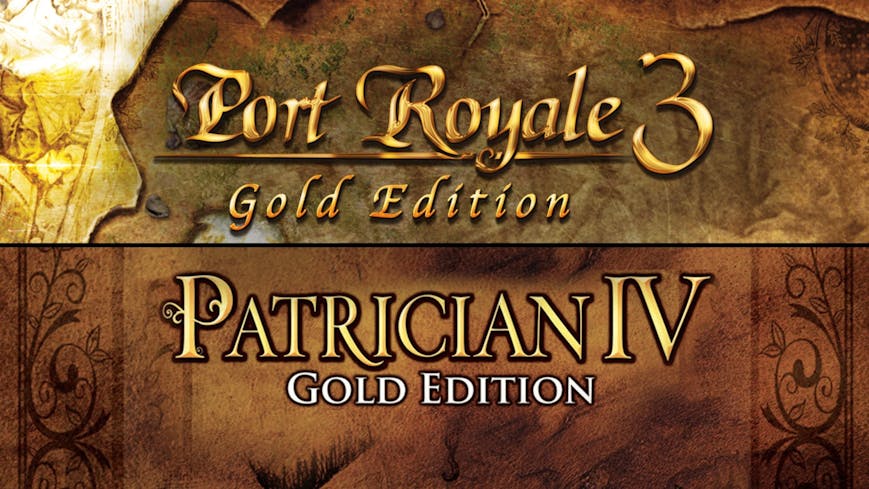 Product cover for Port Royale 3 Gold and Patrician IV Gold - Double Pack