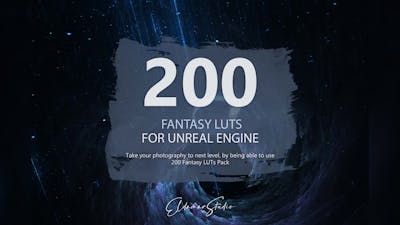 200 Fantasy LUTs Post Processing Pack For Unreal Engine