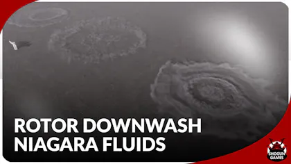 Rotor Downwash Niagara Fluids