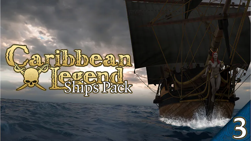 Product cover for Caribbean Legend - Ships Pack: Part 3