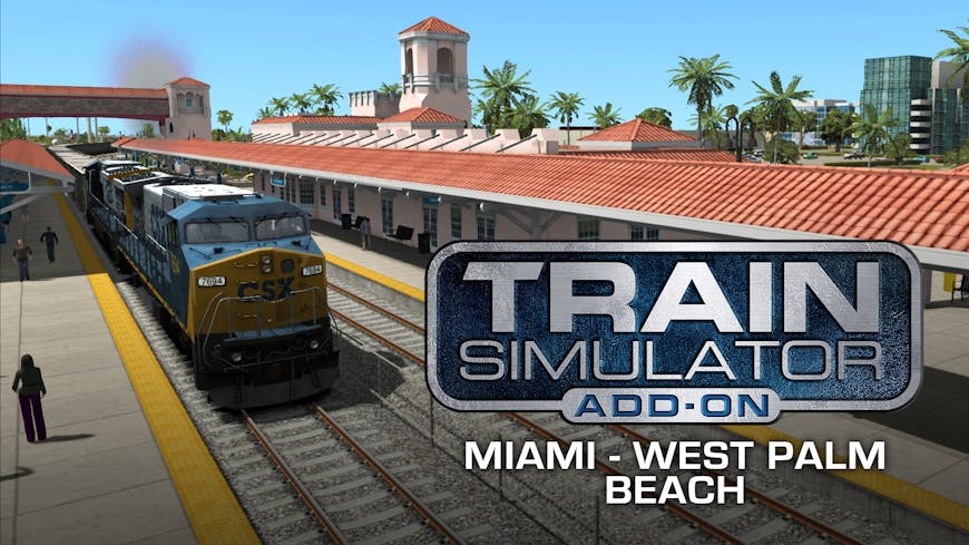 Product cover for Train Simulator: Miami - West Palm Beach Route Add-On