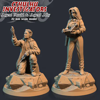 Agent Mould & Agent Ally - Cthulhu Investigators