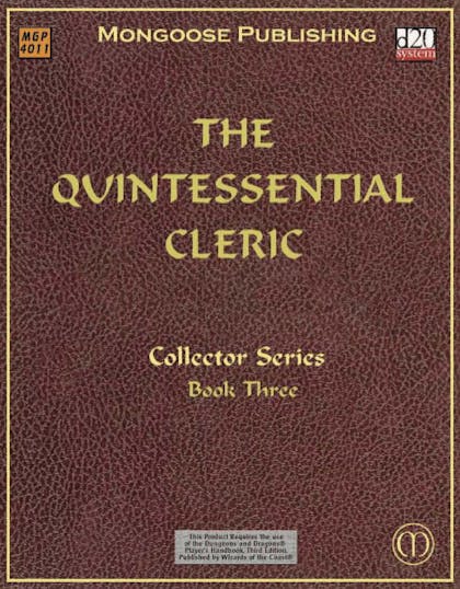 The Quintessential Cleric