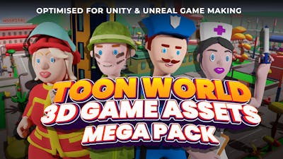 Toon World 3D Game Assets Mega Pack
