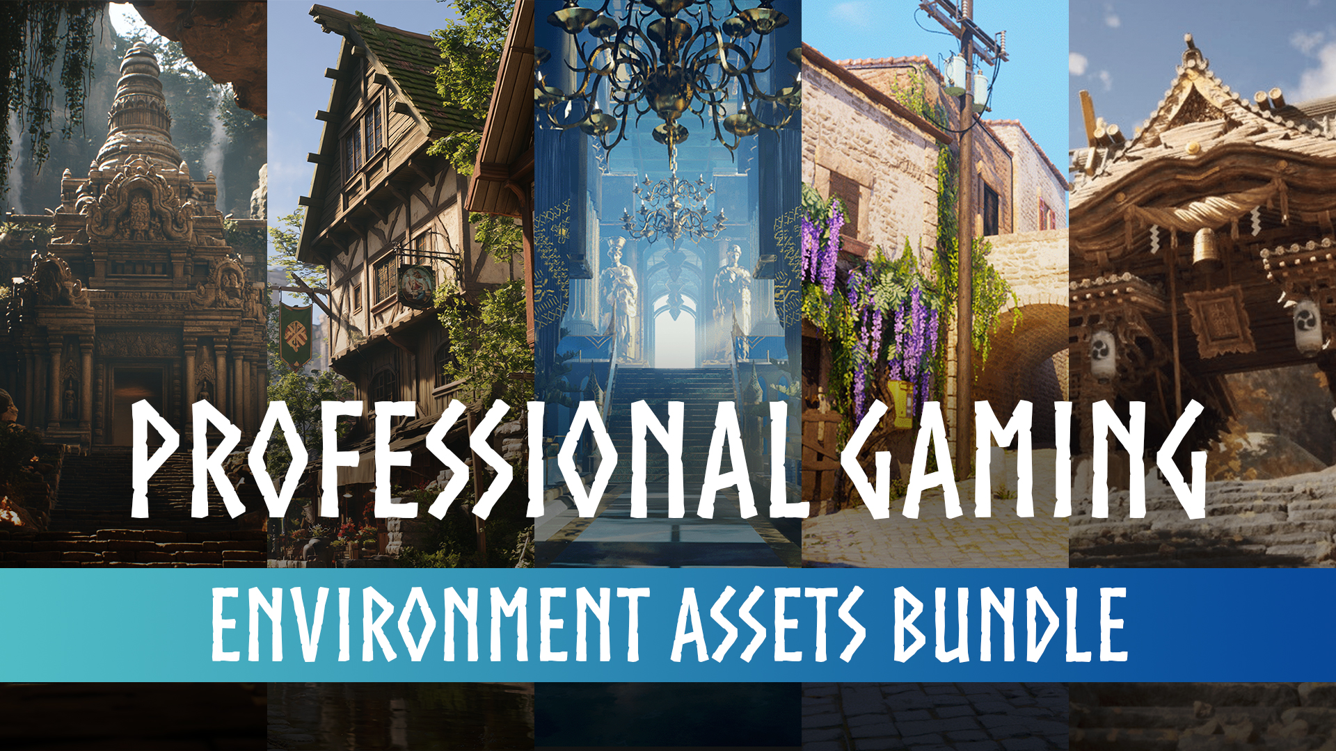 Professional Gaming Environment Assets Bundle