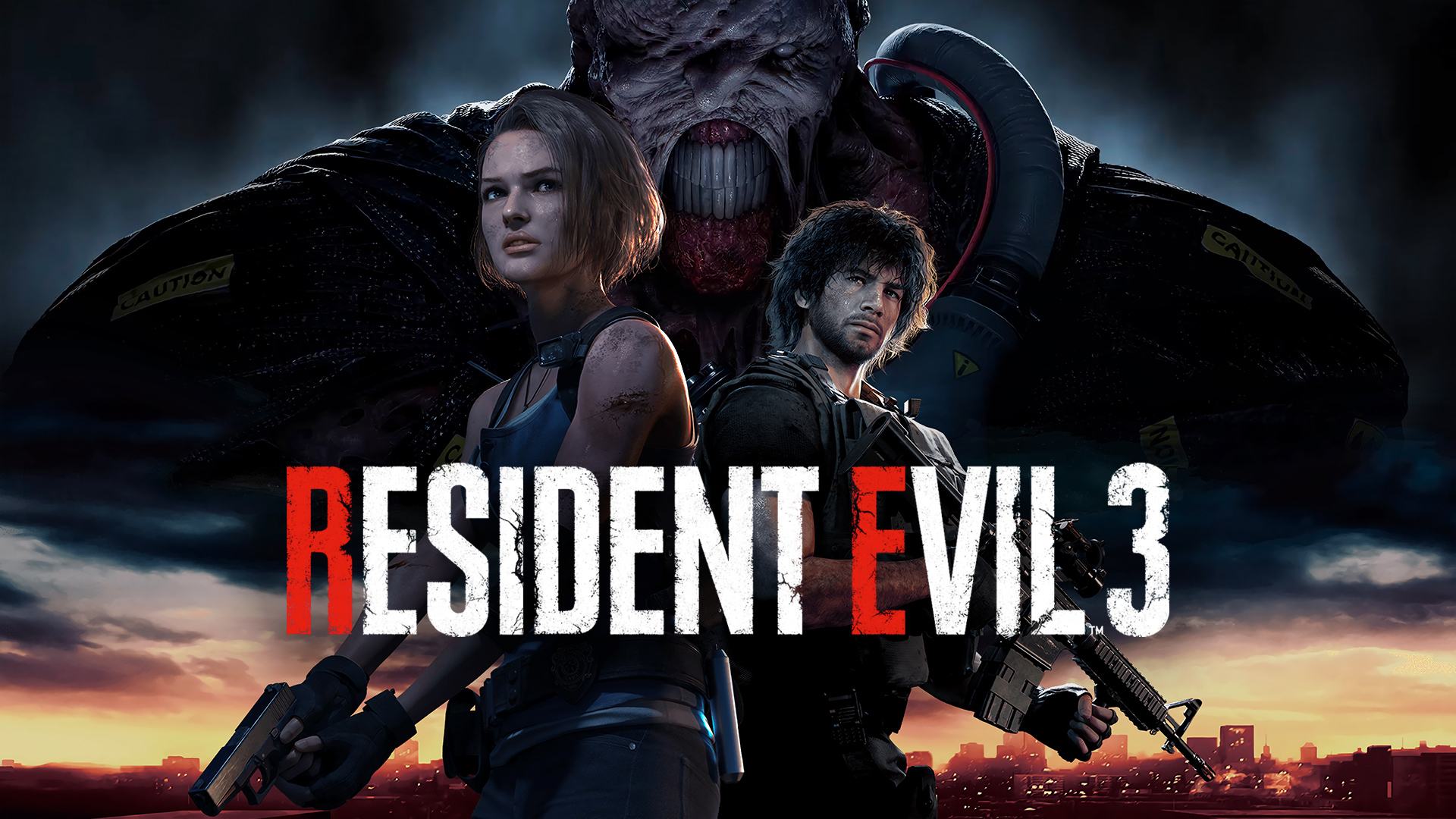 RESIDENT EVIL RE3 SPECIAL Big Size Poster RACCOON CITY BIOHAZARD RE 3 