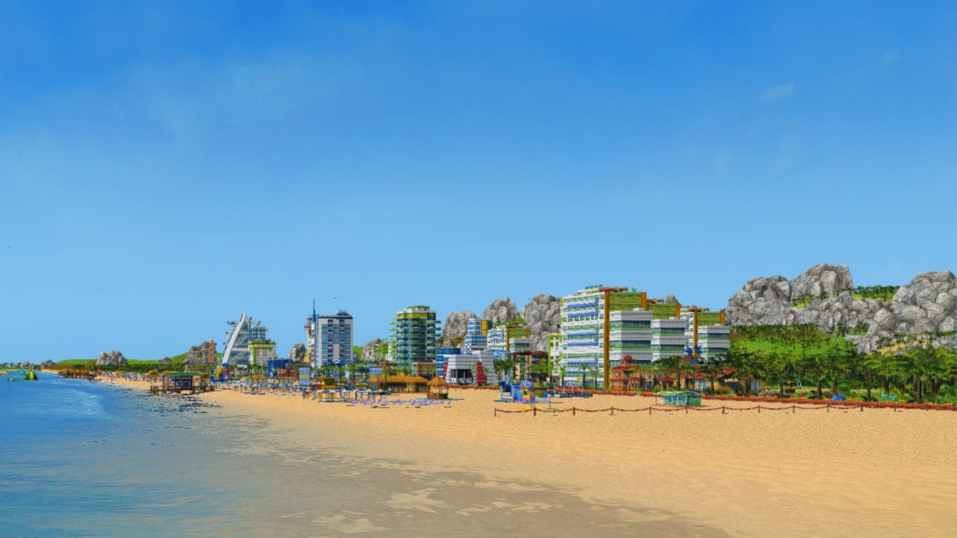 vacation simulator beach
