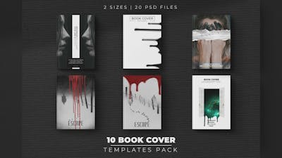 10 Book Cover Templates Pack