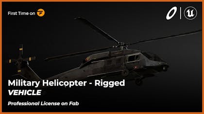 Military Helicopter - Rigged Vehicle