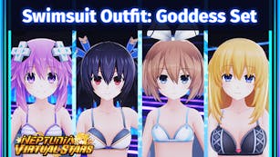 Product cover for Neptunia Virtual Stars - Swimsuit Outfit: Goddess Set - DLC