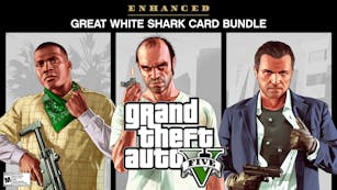 Product cover for Grand Theft Auto V Enhanced + Great White Shark Card