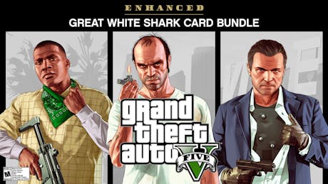 Product cover for Grand Theft Auto V Enhanced + Great White Shark Card