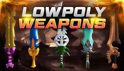 Low Poly - 15 Fantasy Swords #1