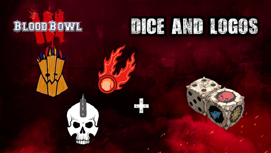 Blood Bowl 3 - Dice Set & Team Logos Pack