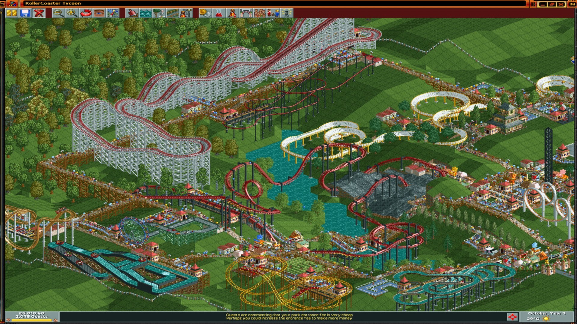 rollercoaster tycoon deluxe free download full version for pc