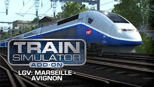 Product cover for Train Simulator: LGV: Marseille - Avignon Route Add-On - DLC