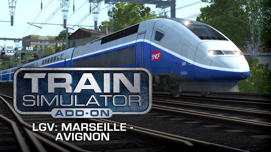 Product cover for Train Simulator: LGV: Marseille - Avignon Route Add-On