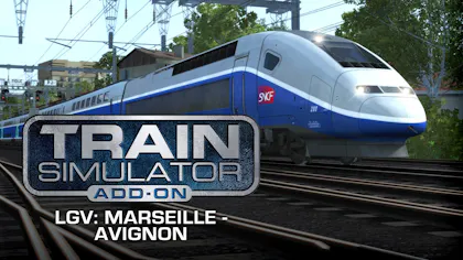 Product cover for Train Simulator: LGV: Marseille - Avignon Route Add-On - DLC