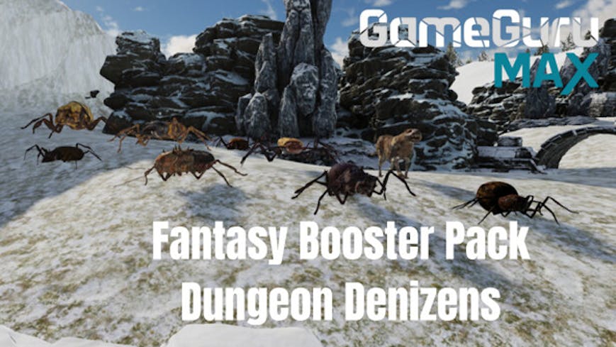 GameGuru MAX Fantasy Booster Pack - Dungeon Denizens