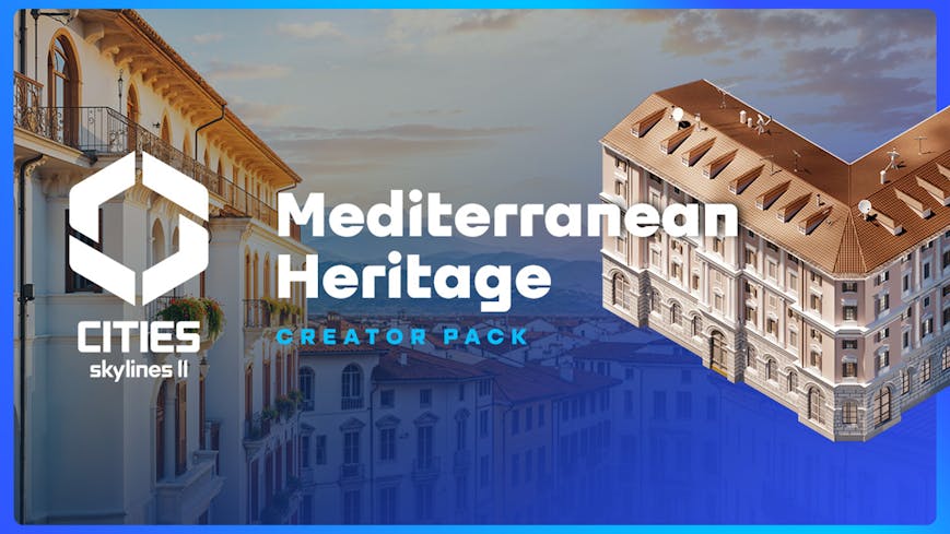 Product cover for Cities: Skylines II - Creator Pack: Mediterranean Heritage