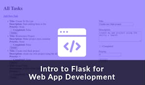 Intro to Flask for Web App Development