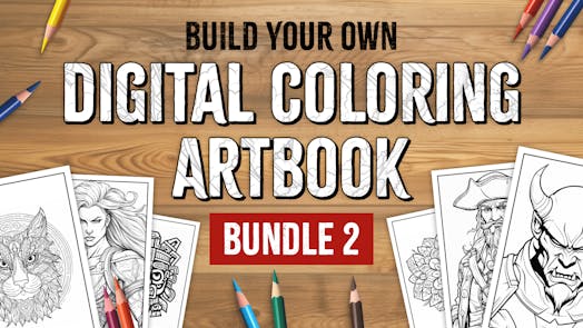  Adult Coloring Books Super Set - 10 Deluxe Coloring