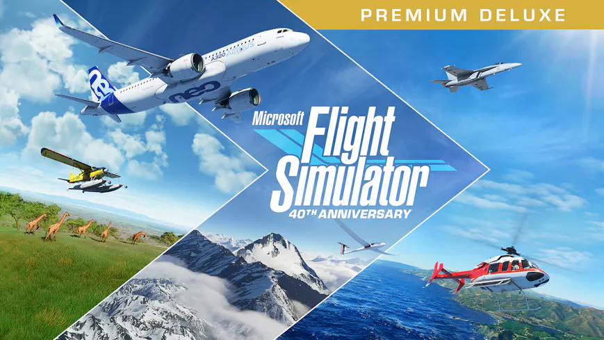 Product cover for Microsoft Flight Simulator (2020) 40th Anniversary Edition - Premium Deluxe Edition