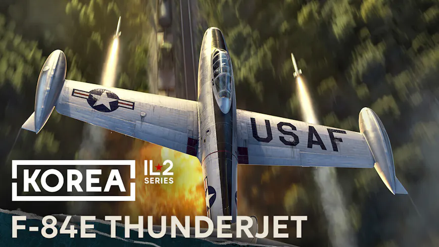 Product cover for Korea. IL2 Series: F-84E Thunderjet Collectors Plane