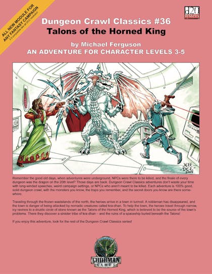 Dungeon Crawl Classics #36: Talons of the Horned King