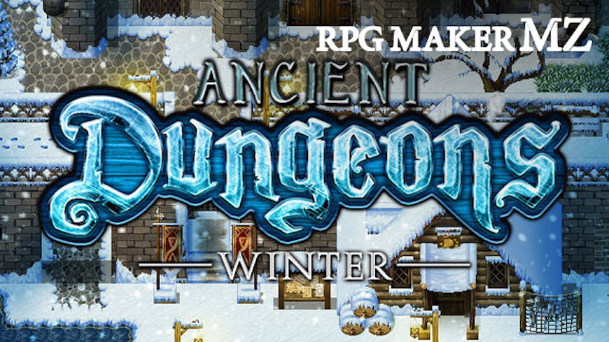 Product cover for RPG Maker MZ - Ancient Dungeons: Winter for MZ