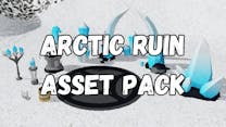 Product cover for GameGuru MAX Low Poly Asset Pack - Arctic Ruins