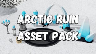 Product cover for GameGuru MAX Low Poly Asset Pack - Arctic Ruins - DLC