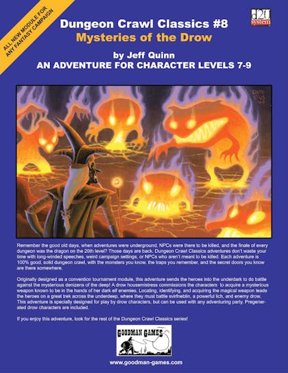 Dungeon Crawl Classics #8: Mysteries of the Drow