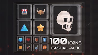 100 Casual Icons Pack