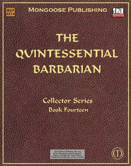 The Quintessential Barbarian