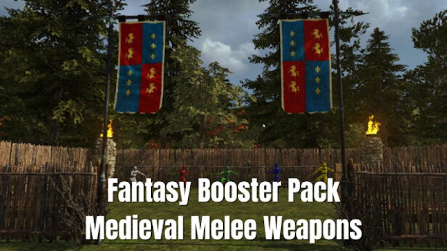 GameGuru MAX Fantasy Booster Pack - Medieval Melee Weapons