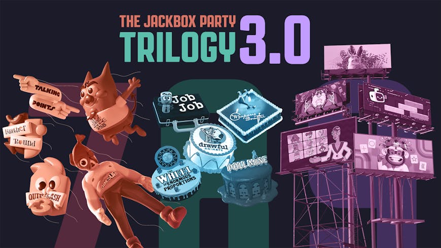Product cover for The Jackbox Party Trilogy 3.0