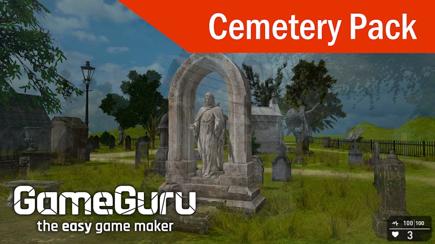 Product cover for GameGuru - Cemetery Pack