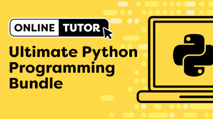 Product cover for Online Tutor-Ultimate Python Programming Bundle