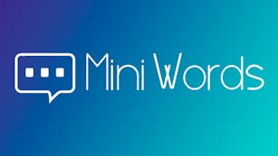 Product cover for Mini Words - minimalist puzzle