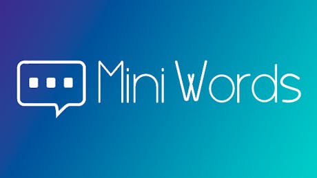 Product cover for Mini Words - minimalist puzzle