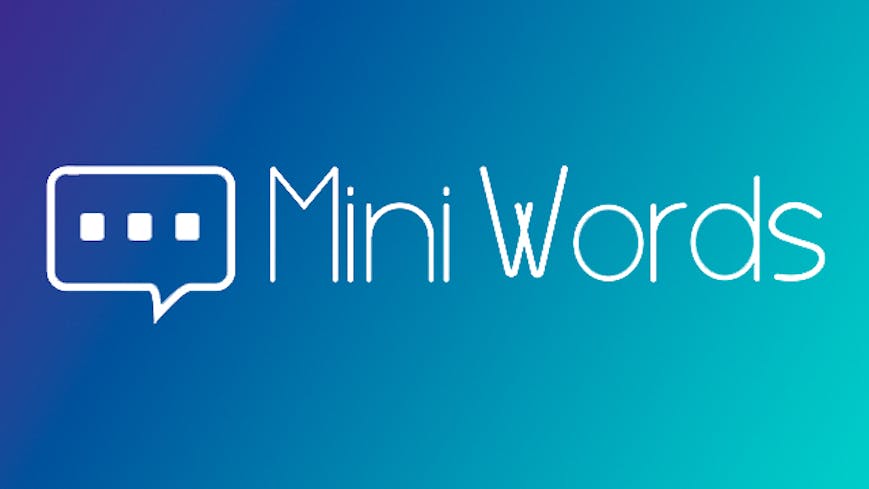 Mini Words - minimalist puzzle