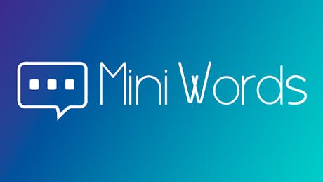 Product cover for Mini Words - minimalist puzzle