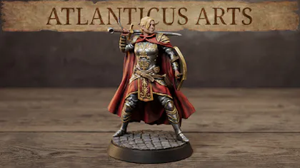 Female Human Paladin - Athena Lightshield - Sword 1H