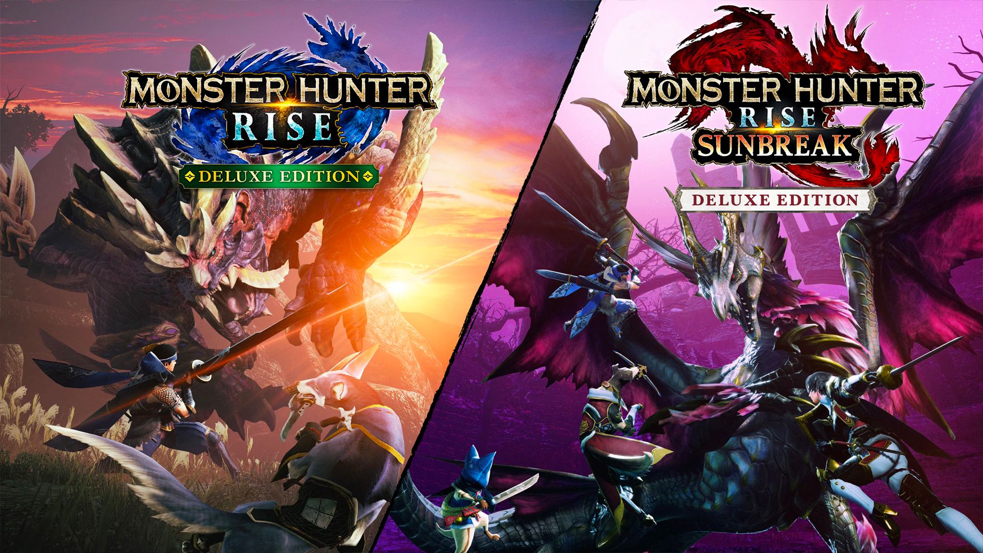 Monster Hunter Rise + Sunbreak Deluxe | PC Steam Game | Fanatical